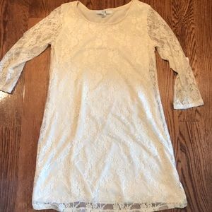 Forever 21 cream lace dress